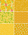 Mixed Yellow Fat Quarter Bundle - 6 Fabrics