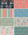 Country Sewing Club fat quarter bundle by Thread and Ink Design. 100% cotton quilting fabric, ideal for quilting, patchwork and dressmaking