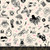 Tattoo Flash Natural from the Ink Shop quilting fabric collection designed by Sarah Watts for Ruby Star Society. 100% cotton quilting fabric, ideal for quilting, patchwork and dressmaking RS2145-11