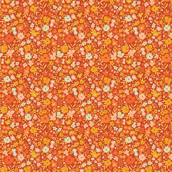 GRH14409 Flowery Meadows Bright from the Grow and Harvest quilting fabric collection by Art Gallery Fabrics. 100% cotton quilting fabric, ideal for quilting, patchwork and dressmaking
