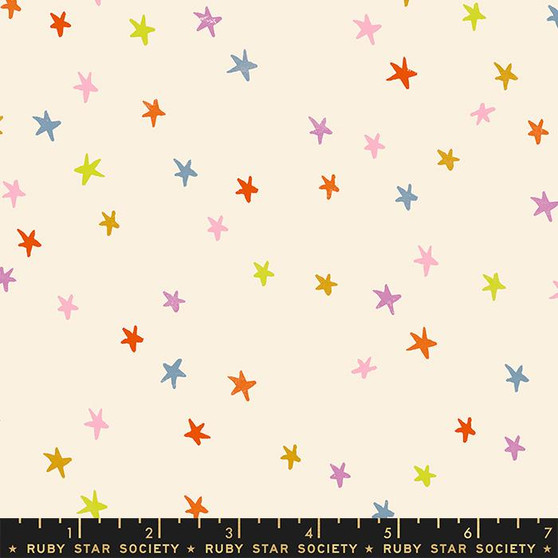 Starry Multi from the Starry quilting fabric collection by Ruby Star Society. 100% cotton quilting fabric, ideal for quilting, patchwork and dressmaking RS4109-34