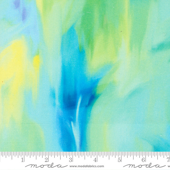 Brush Strokes Turquoise from the Gradients Auras quilting fabric collection designed by Moda Fabrics. 100% cotton quilting fabric, ideal for quilting, patchwork and dressmaking 33738-14