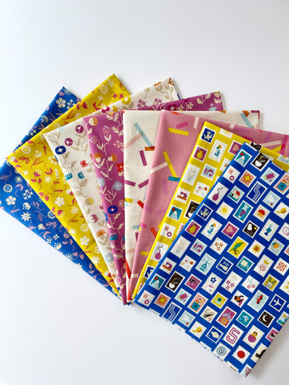 Salutations quilting fabric collection designed by Rashida Coleman-Hale for Ruby Star Society. 100% cotton quilting fabric, ideal for quilting, patchwork and dressmaking Salutations quilting fabric collection designed by Rashida Coleman-Hale for Ruby Star Society. 100% cotton quilting fabric, ideal for quilting, patchwork and dressmaking