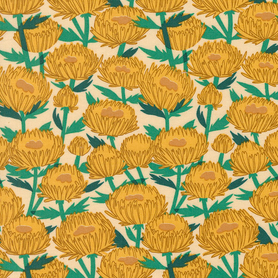 November Sand from the Love Letter collection designed by Lizzy House for Moda Fabrics. 100% lightweight quilting cotton ideal for quilting, patchwork and dressmaking 537122-14-4