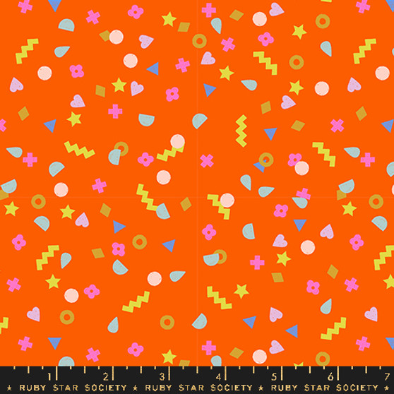 More Stuff Goldfish from the Washi Plus quilting fabric collection designed by Rashida Coleman-Hale for Ruby Star Society. 100% cotton quilting fabric, ideal for quilting, patchwork and dressmaking RS1105-13