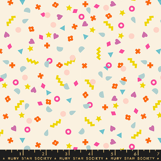 More Stuff Natural from the Washi Plus quilting fabric collection designed by Rashida Coleman-Hale for Ruby Star Society. 100% cotton quilting fabric, ideal for quilting, patchwork and dressmaking RS1105-11
