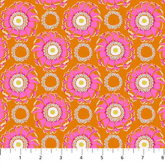 Whirling Toast from the Jumpstart quilting fabric collection design by Anna Maria Textiles for Northcott. 100% cotton quilting fabric, ideal for quilting, patchwork and dressmaking AMT129-58C