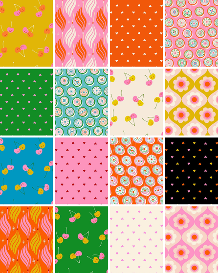 Trinkektry fat quarter bundle by Ruby Star Society. 100% cotton quilting fabric, ideal for quilting, patchwork and dressmaking