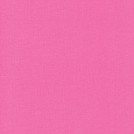 Peony from the Bella Solids collection by Moda Fabrics. 100% Medium Weight Quilting Cotton.