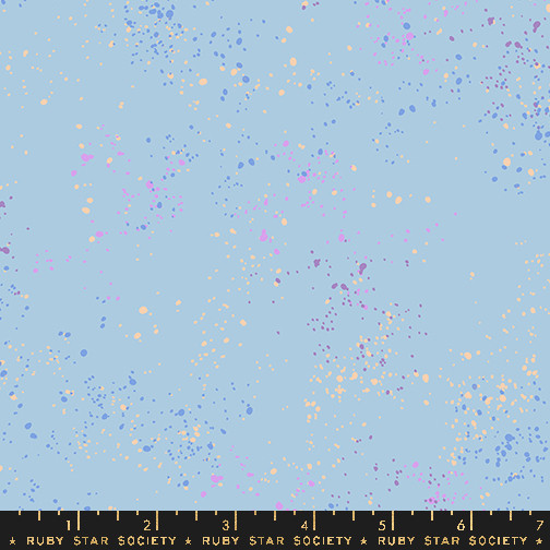 Speckled Water Blue from the Speckled quilting fabric collection designed by Rashida Coleman-Hale for Ruby Star Society. 100% cotton quilting fabric, ideal for quilting, patchwork and dressmaking RS5027-125