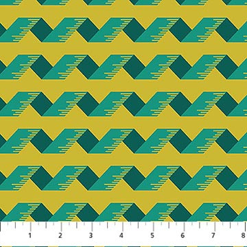 Tape Teal from the Bits and Bobs collection designed by Sarah Hearts for Figo Fabrics. 100% medium weight quilting cotton ideal for quilting, patchwork and dressmaking 91264-64