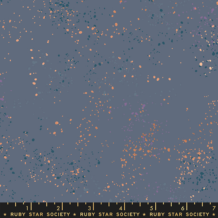 Speckled Blue Slate from the Speckled quilting fabric collection by Ruby Star Society. 100% cotton quilting fabric, ideal for quilting, patchwork and dressmaking RS5027-108M