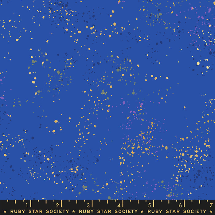 Speckled Blue Ribbon from the Speckled quilting fabric collection by Ruby Star Society. 100% cotton quilting fabric, ideal for quilting, patchwork and dressmaking RS5027-104M