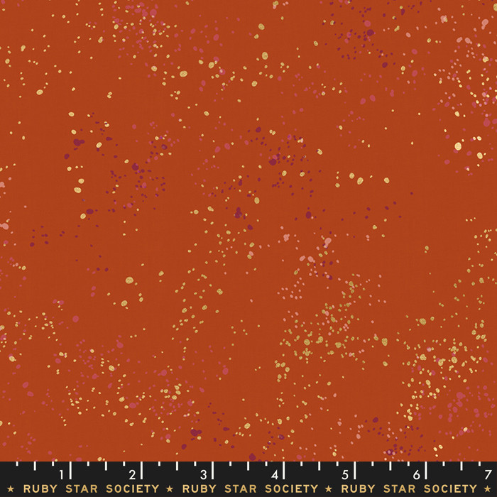 Speckled Cayenne from the Speckled quilting fabric collection by Ruby Star Society. 100% cotton quilting fabric, ideal for quilting, patchwork and dressmaking RS5027-64M
