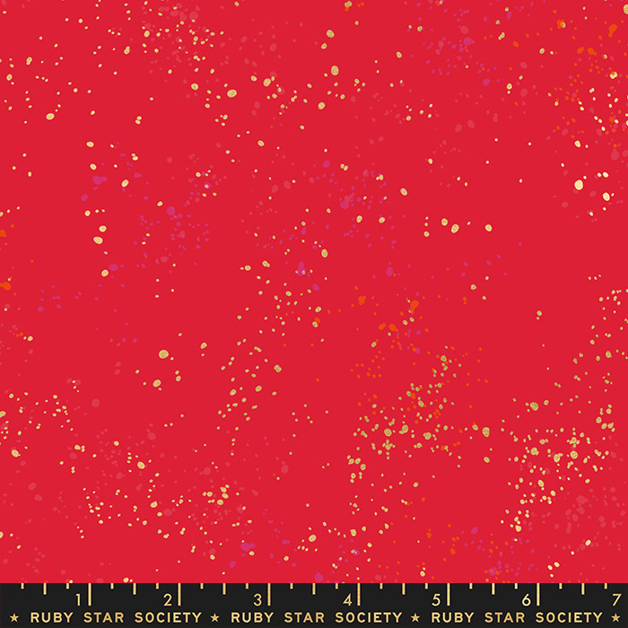 Speckled Scarlet from the Speckled quilting fabric collection by Ruby Star Society. 100% cotton quilting fabric, ideal for quilting, patchwork and dressmaking RS5027-110M
