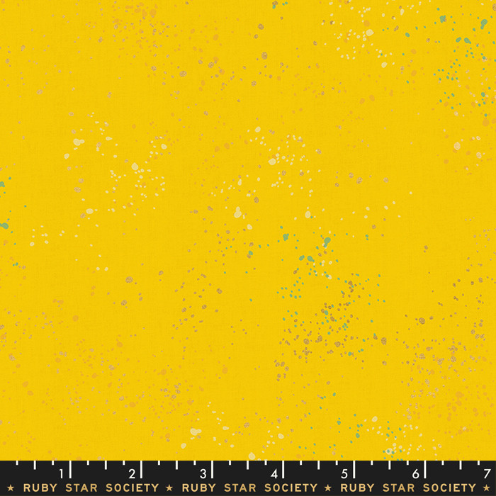 Speckled Sunshine from the Speckled quilting fabric collection by Ruby Star Society. 100% cotton quilting fabric, ideal for quilting, patchwork and dressmaking RS5027-71M