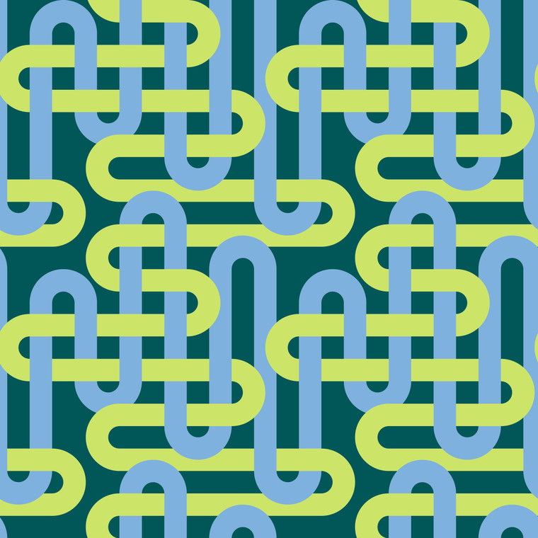 Woven Verdant Green from the Groove collection designed by Emily Von Hoff for Moda Fabrics. 100% lightweight quilting cotton ideal for quilting, patchwork and dressmaking 42371-18