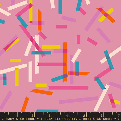 Washi Plum from the Salutations quilting fabric collection designed by Rashida Coleman-Hale for Ruby Star Society. 100% cotton quilting fabric, ideal for quilting, patchwork and dressmaking RS1090-13