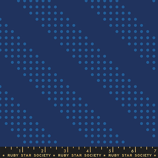 Dottie Navy from the Sidekicks fabric collection, designed by Rashida Coleman-Hale for Ruby Star Society. OEKO-TEX certified 100% quilting cotton, ideal for quilting, patchwork, dressmaking and crafts: RS5219-48