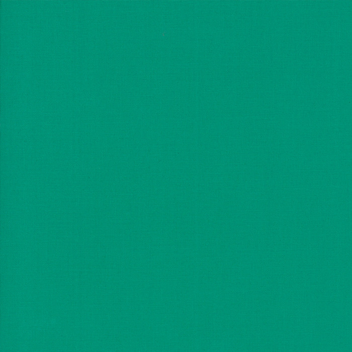Jade from the Bella Solids collection by Moda Fabrics. 100% Medium Weight Quilting Cotton.