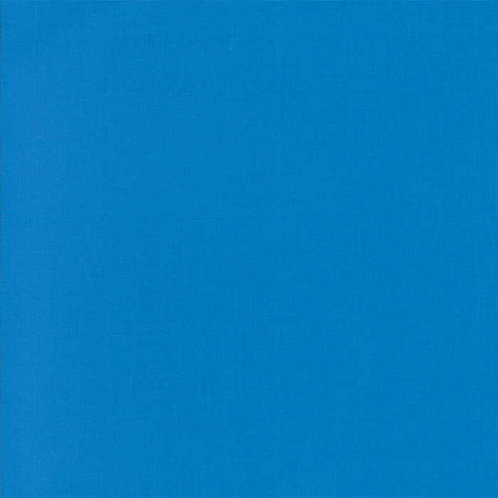 Bright Sky from the Bella Solids collection by Moda Fabrics. 100% Medium Weight Quilting Cotton.