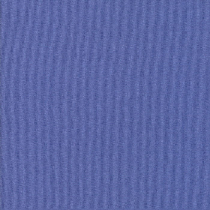 Periwinkle from the Bella Solids collection by Moda Fabrics. 100% Medium Weight Quilting Cotton.