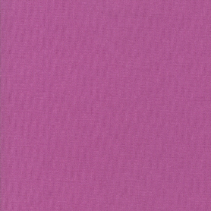 Violet from the Bella Solids collection by Moda Fabrics. 100% Medium Weight Quilting Cotton.