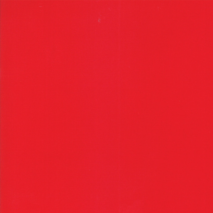 Bettys Red from the Bella Solids collection by Moda Fabrics. 100% Medium Weight Quilting Cotton.