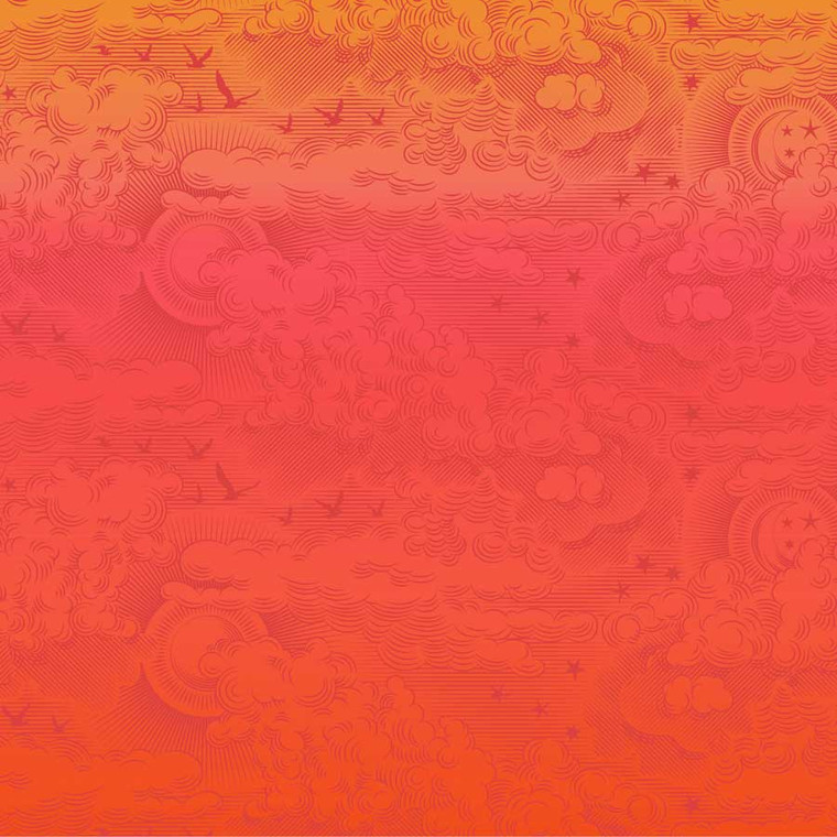 PWTP177.MANGO Little Fluffy Clouds Mango from the Pint-Sized Prints quilting fabric collection by FreeSpirit Fabrics. 100% cotton quilting fabric, ideal for quilting, patchwork and dressmaking