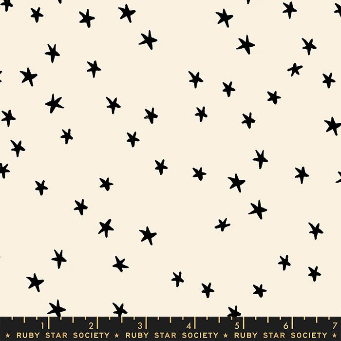 Starry Natural from the Starry quilting fabric collection by Ruby Star Society. 100% cotton quilting fabric, ideal for quilting, patchwork and dressmaking RS4109-35