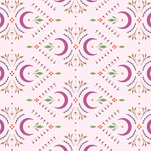 Crescent Charm Soul from the Soul Fusion fabric collection designed by Maureen Cracknell for Art Gallery Fabrics. 100% OEKO-TEX Certified Standard Quilting and Patchwork Cotton Fabric FUSSO2806