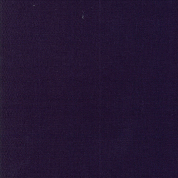 Navy from the Bella Solids collection by Moda Fabrics. 100% Medium Weight Quilting Cotton.