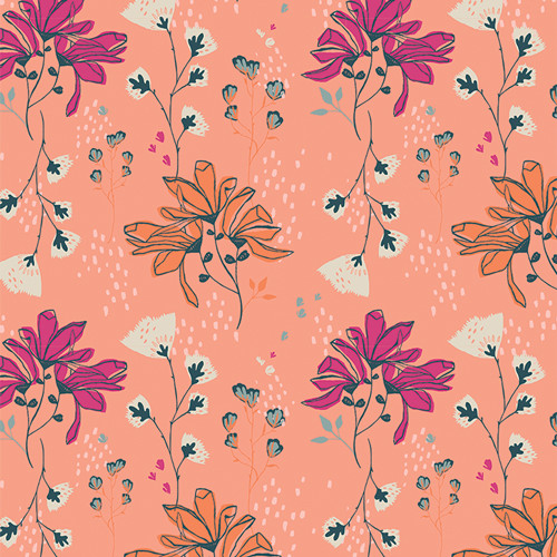 Springbloom Eight from the Path to Discovery fabric collection designed by Jessica Swift for Art Gallery Fabrics. 100% OEKO-TEX Certified Standard Quilting and Patchwork Cotton Fabric TRB8002