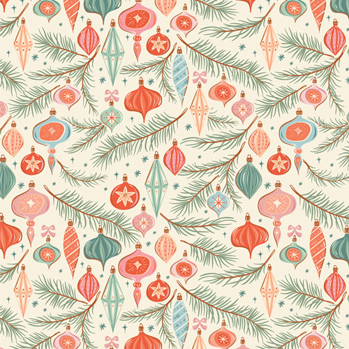 Jingle all the Way Sweet from the Christmas in the Cabin fabric collection designed by AGF Studio for Art Gallery Fabrics. 100% OEKO-TEX Certified Standard Quilting and Patchwork Cotton Fabric CCA258904