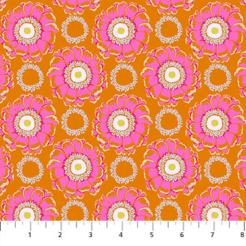 Whirling Toast from the Jumpstart quilting fabric collection designed by Anna Maria Textiles for Northcott. 100% cotton quilting fabric, ideal for quilting, patchwork and dressmaking AMT129-58C