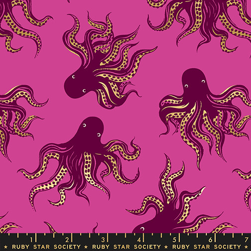 Mystery Food Berry from the Ink Shop quilting fabric collection designed by Sarah Watts for Ruby Star Society. 100% cotton quilting fabric, ideal for quilting, patchwork and dressmaking RS2144-19M