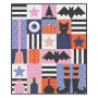 Hocus Pocus Quilt by Corinne Sovey made using the Ghost Town collection designed by Dana Willard for Figo Fabrics. 100% medium weight quilting cotton ideal for quilting, patchwork and dressmaking.