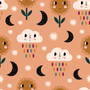 Weather Peach from the No Rain No Flowers collection by Dashwood Studio. 100% Cotton Fabric