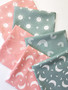 The Sky Above Blush and Sage Fat Quarter Bundle. 100% cotton quilting fabric, ideal for quilting, patchwork and dressmaking