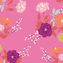 A-759-E Blossom Pink from the Wandering quilting fabric collection by Andover Fabrics. 100% cotton quilting fabric, ideal for quilting, patchwork and dressmaking