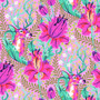 PWTP178.GLIMMER Deer John Glimmer from the Tiny Beasts quilting fabric collection designed by Tula Pink for FreeSpirit Fabrics. 100% cotton quilting fabric, ideal for quilting, patchwork and dressmaking