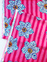 PWBM091.PINK Zebra Lily Pink from the Kaffe Fassett Collective quilting fabric collection designed by Brandon Mably for FreeSpirit Fabrics. 100% cotton quilting fabric, ideal for quilting, patchwork and dressmaking