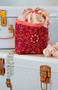 Fabric storage bin made using Firefly Seven from The Softer Side quilting fabric collection designed by Amy Sinibaldi for Art Gallery Fabrics. 100% cotton quilting fabric, ideal for quilting, patchwork and dressmaking TRB-7009