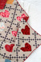 Heart quilt made using The Softer Side quilting fabric collection designed by Amy Sinibaldi for Art Gallery Fabrics. 100% cotton quilting fabric, ideal for quilting, patchwork and dressmaking