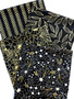 Ink Gold Gilded Fat Quarter Bundle by Moda Fabrics