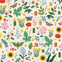 Curio Cream from the Curio quilting fabric collection by Rifle Paper Co. 100% cotton quilting fabric, ideal for quilting, patchwork and dressmaking 304224-21