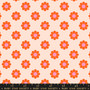 Honey Pie Peach from the Meadow Star quilting fabric collection by Ruby Star Society. 100% cotton quilting fabric, ideal for quilting, patchwork and dressmaking RS4100-12