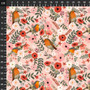 Lovely Robins Pink from the Bird Garden quilting fabric collection designed by Mia Charro for FreeSpirit Fabrics. 100% cotton quilting fabric, ideal for quilting, patchwork and dressmaking PWMC060.XPINK