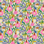 Mosaic Secondary from the Bloomology quilting fabric collection designed by Monika Forsberg for FreeSpirit Fabrics. 100% cotton quilting fabric, ideal for quilting, patchwork and dressmaking PWMF032.SECONDARY