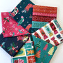 Candy Cane Christmas collection designed by Helen Black for Dashwood Studio. 100% medium weight quilting cotton ideal for quilting, patchwork and dressmaking.